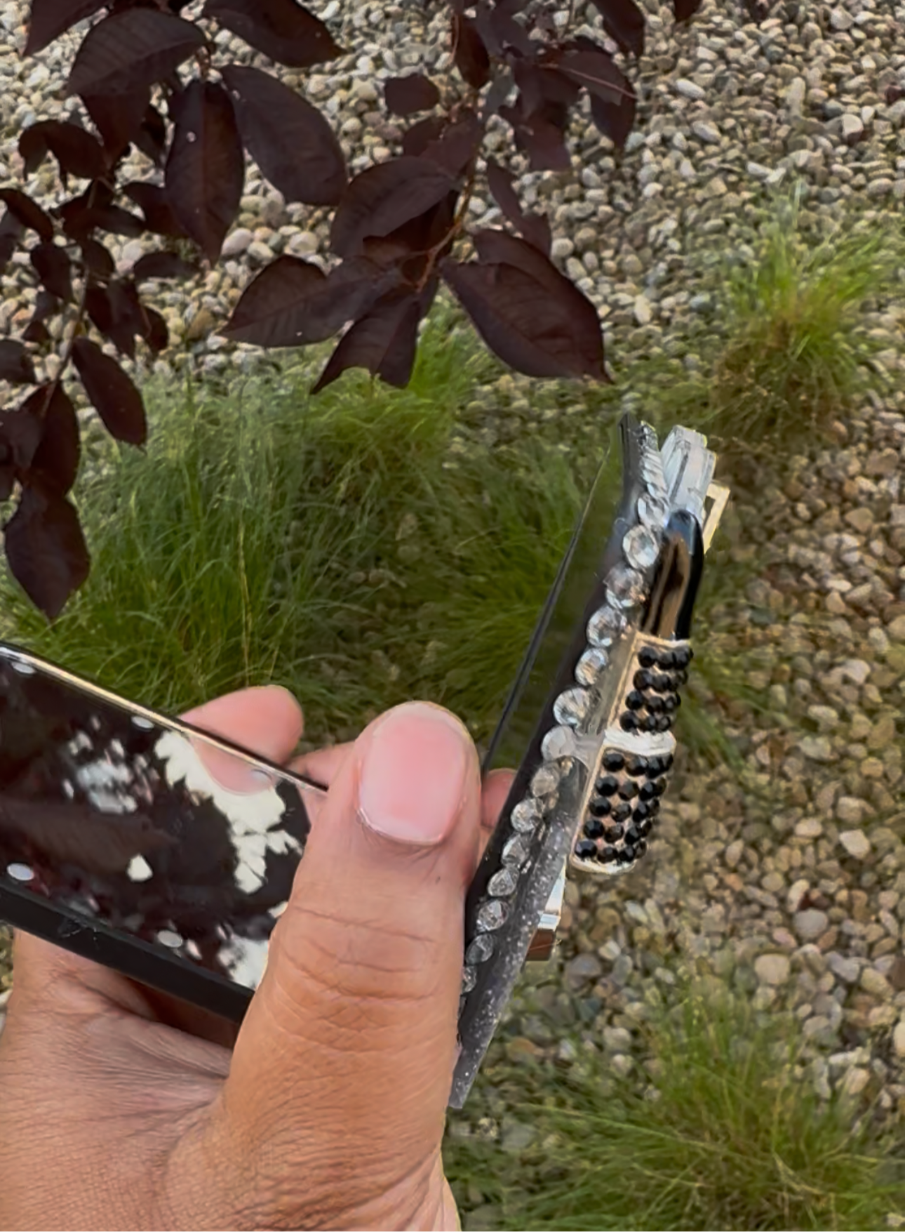 Custom led compact mirror