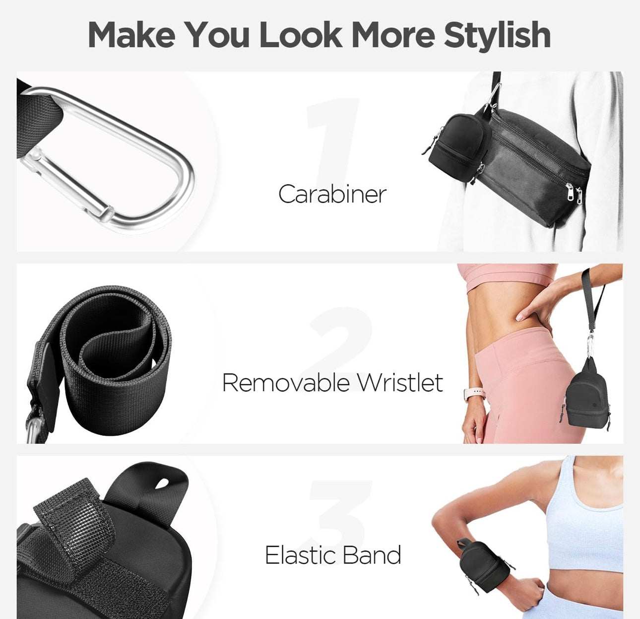 Custom wristlet backpack